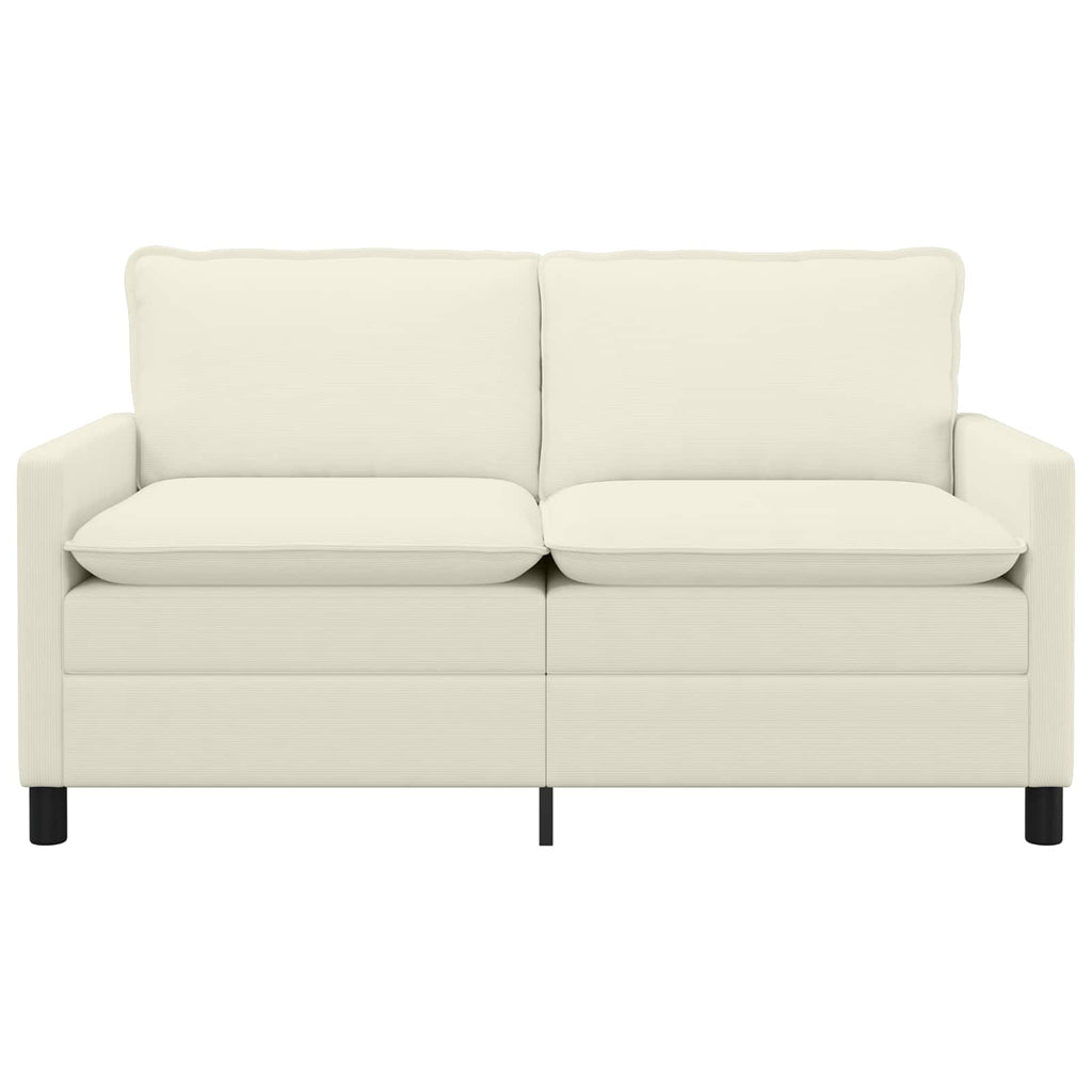vidaXL Sofa kremowy 156 x 81 x 87,5 cm tkanina
