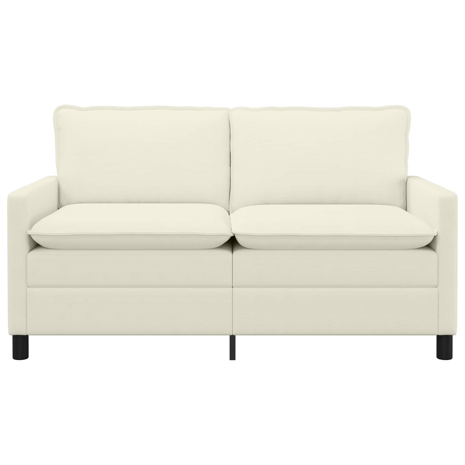 vidaXL Sofa kremowy 156 x 81 x 87,5 cm tkanina
