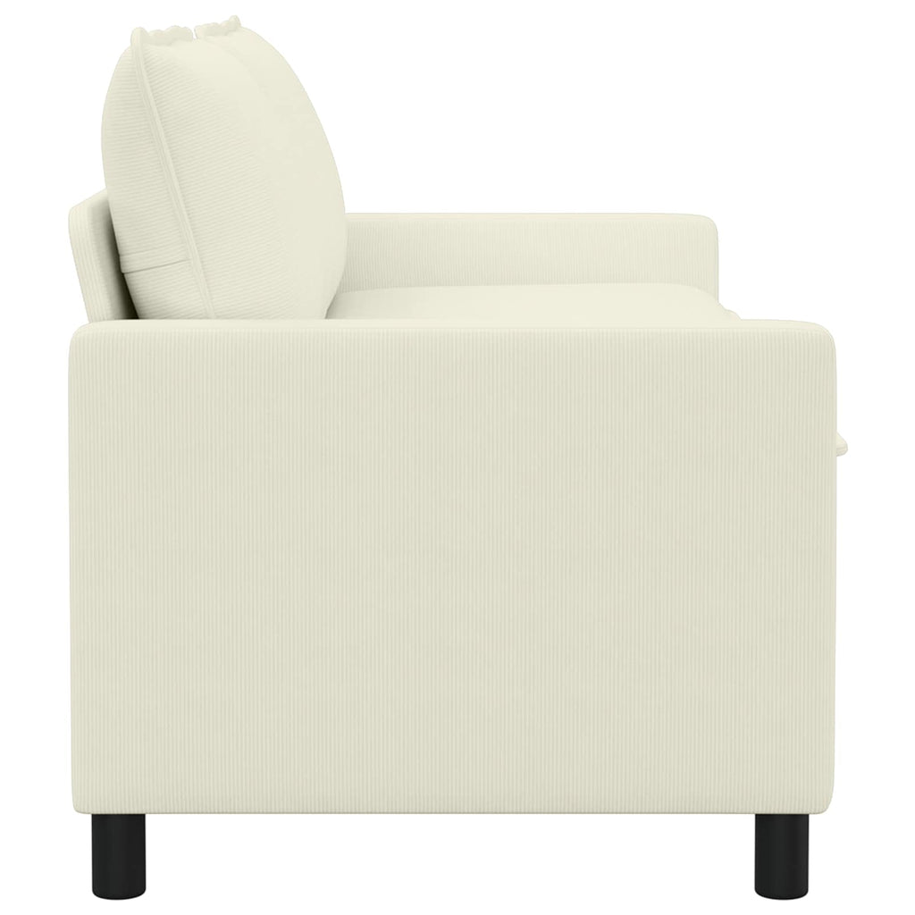 vidaXL Sofa kremowy 156 x 81 x 87,5 cm tkanina