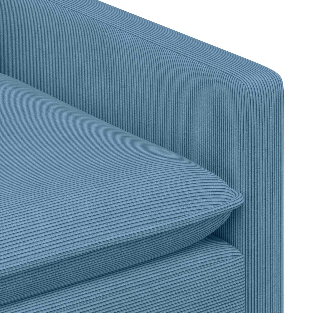 vidaXL Sofa niebieski 156 x 81 x 87,5 cm tkanina