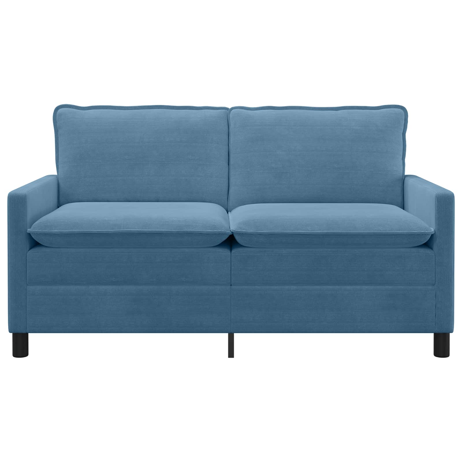 vidaXL Sofa niebieski 156 x 81 x 87,5 cm tkanina