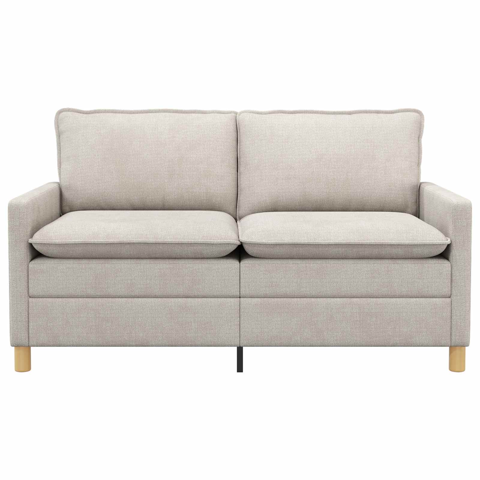 vidaXL Sofa kremowy 156 x 81 x 87,5 cm Poliester