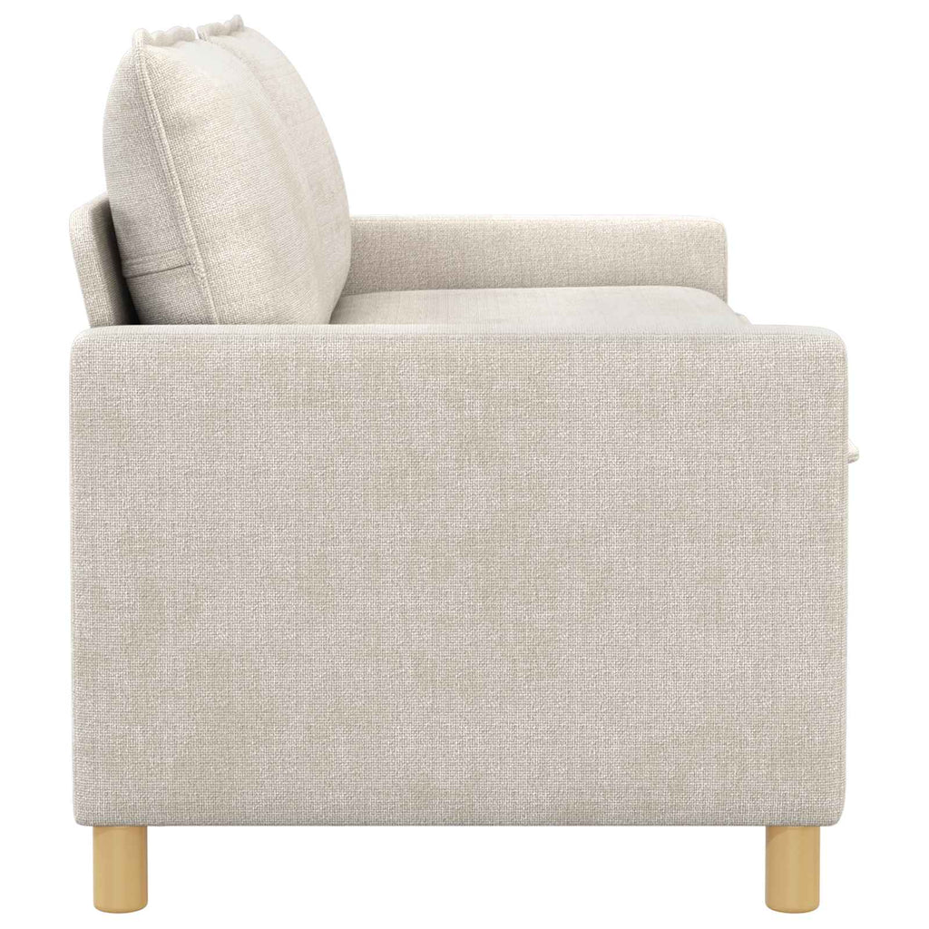 vidaXL Sofa kremowy 156 x 81 x 87,5 cm Poliester