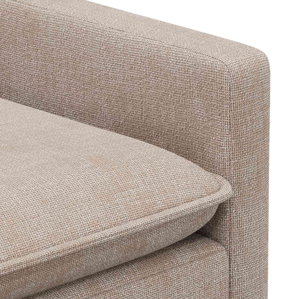 vidaXL Sofa Beżowy 156 x 81 x 87,5 cm Poliester