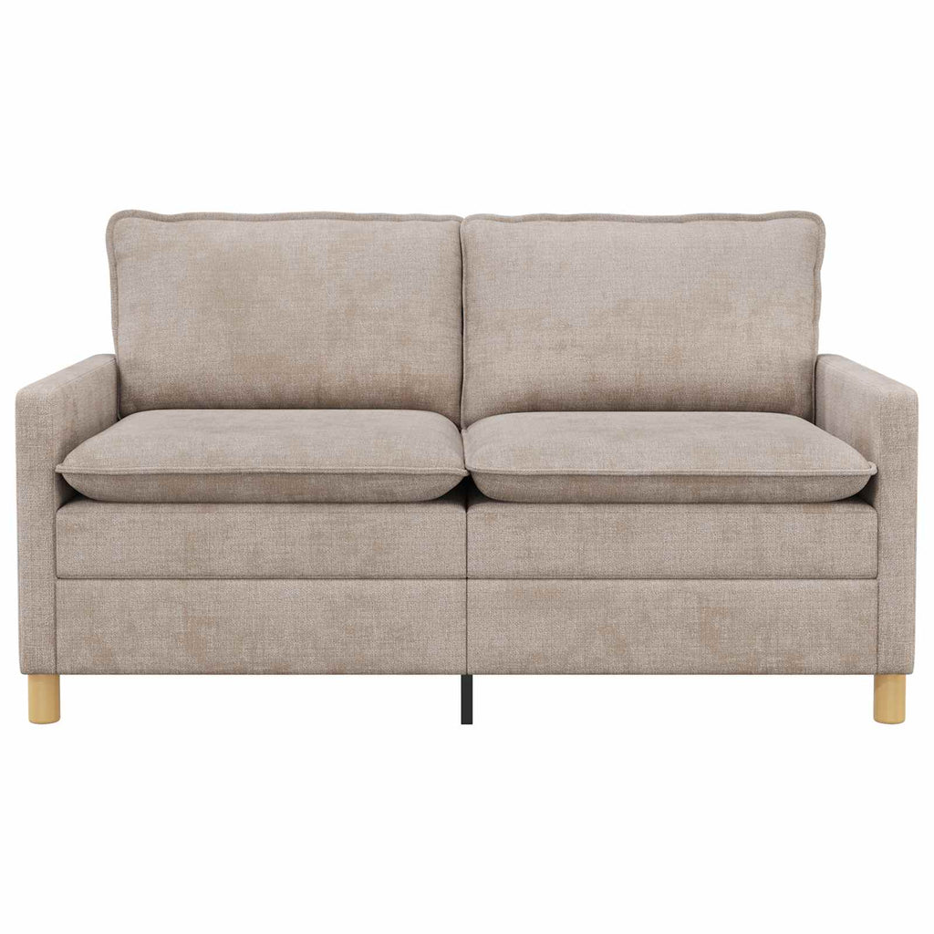 vidaXL Sofa Beżowy 156 x 81 x 87,5 cm Poliester