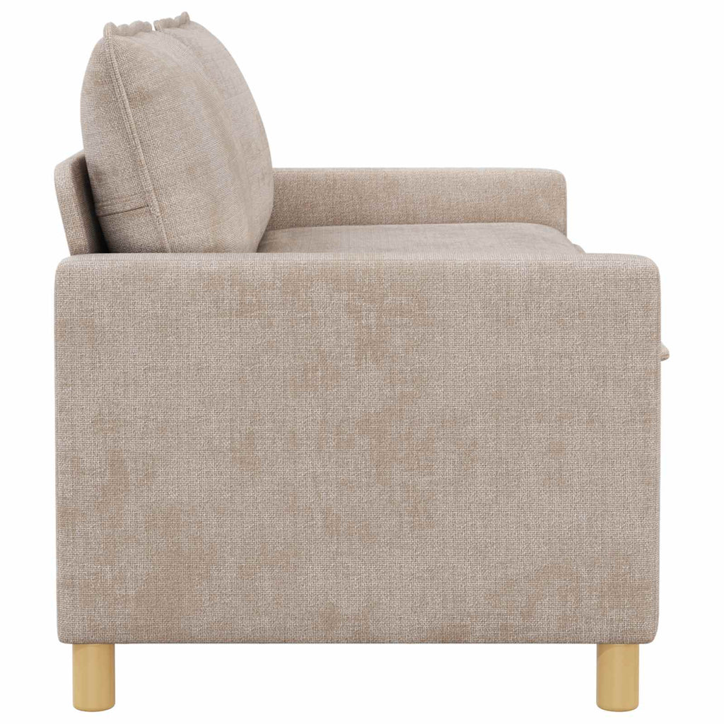 vidaXL Sofa Beżowy 156 x 81 x 87,5 cm Poliester