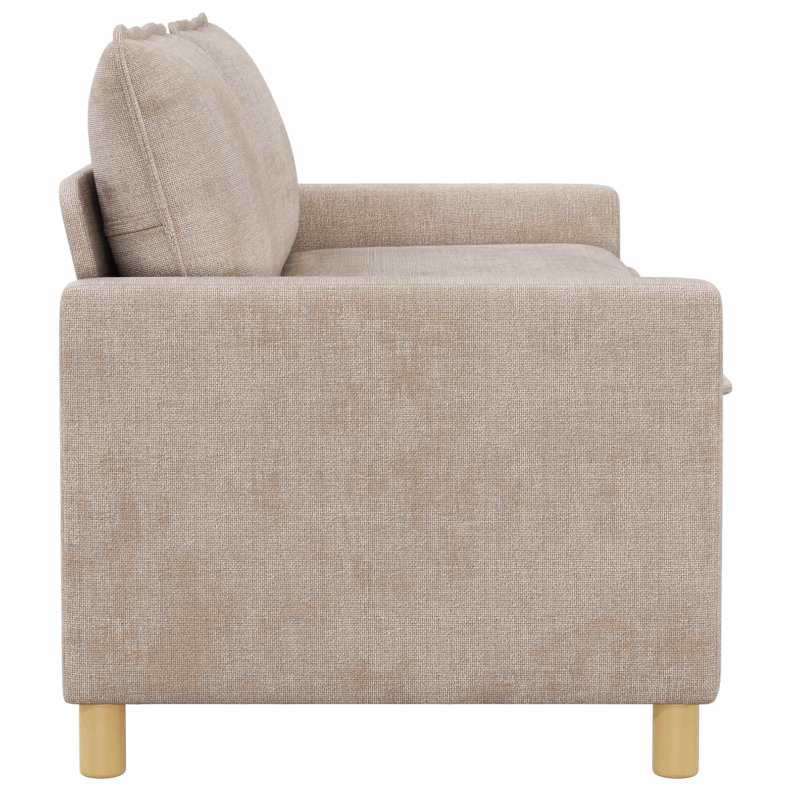 vidaXL Sofa Beżowy 156 x 81 x 87,5 cm Poliester