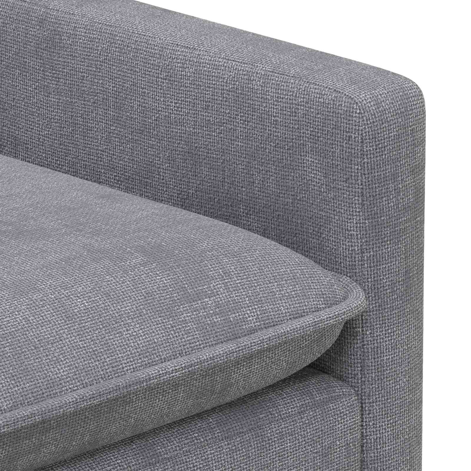 vidaXL Sofa jasnoszary 156 x 81 x 87,5 cm Poliester