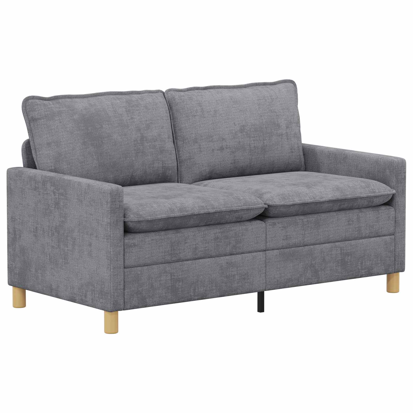 vidaXL Sofa jasnoszary 156 x 81 x 87,5 cm Poliester