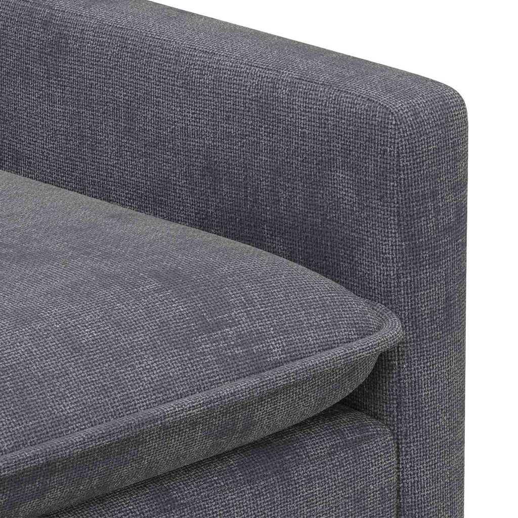 vidaXL Sofa ciemnoszary 156 x 81 x 87,5 cm Poliester