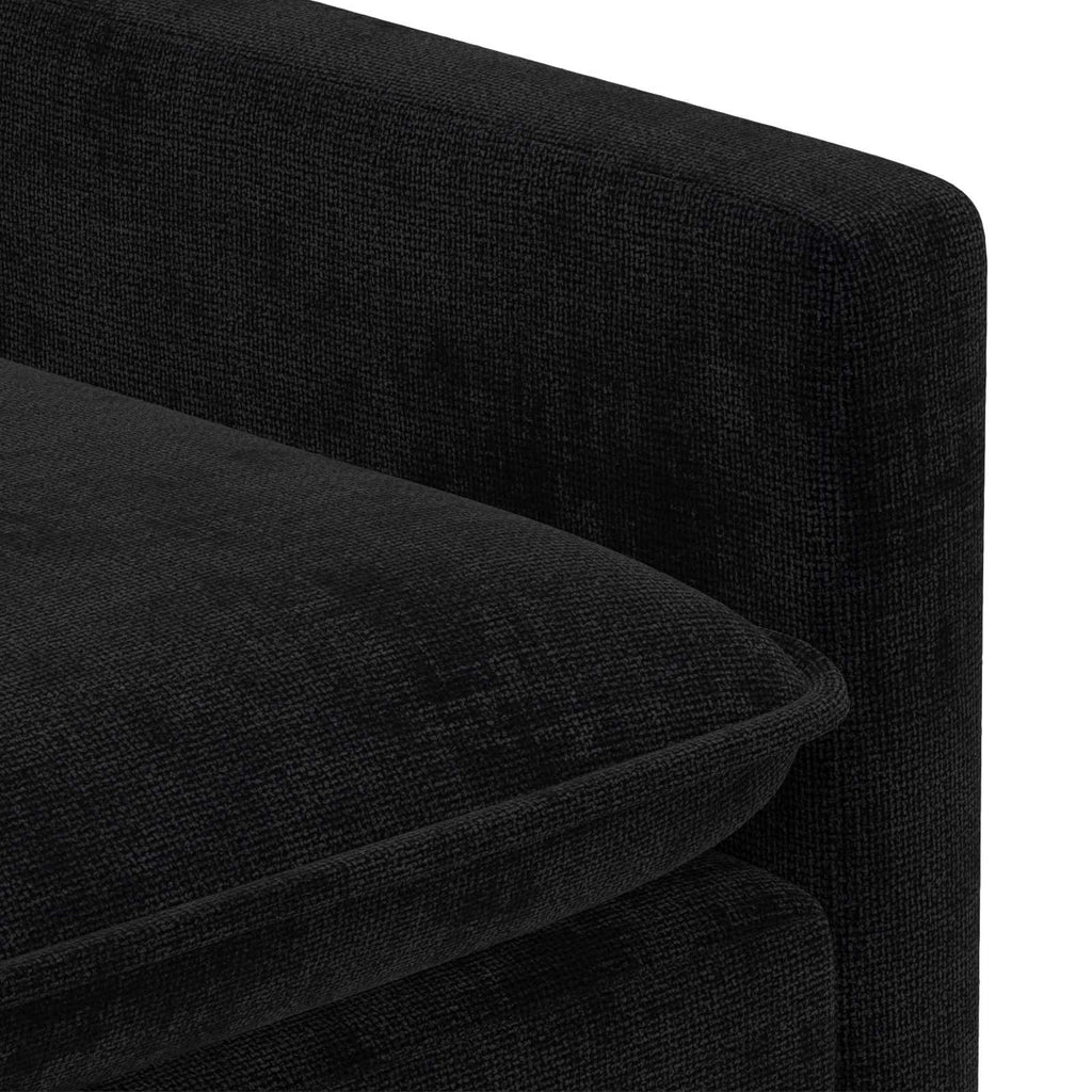 vidaXL Sofa Czarny 156 x 81 x 87,5 cm Poliester