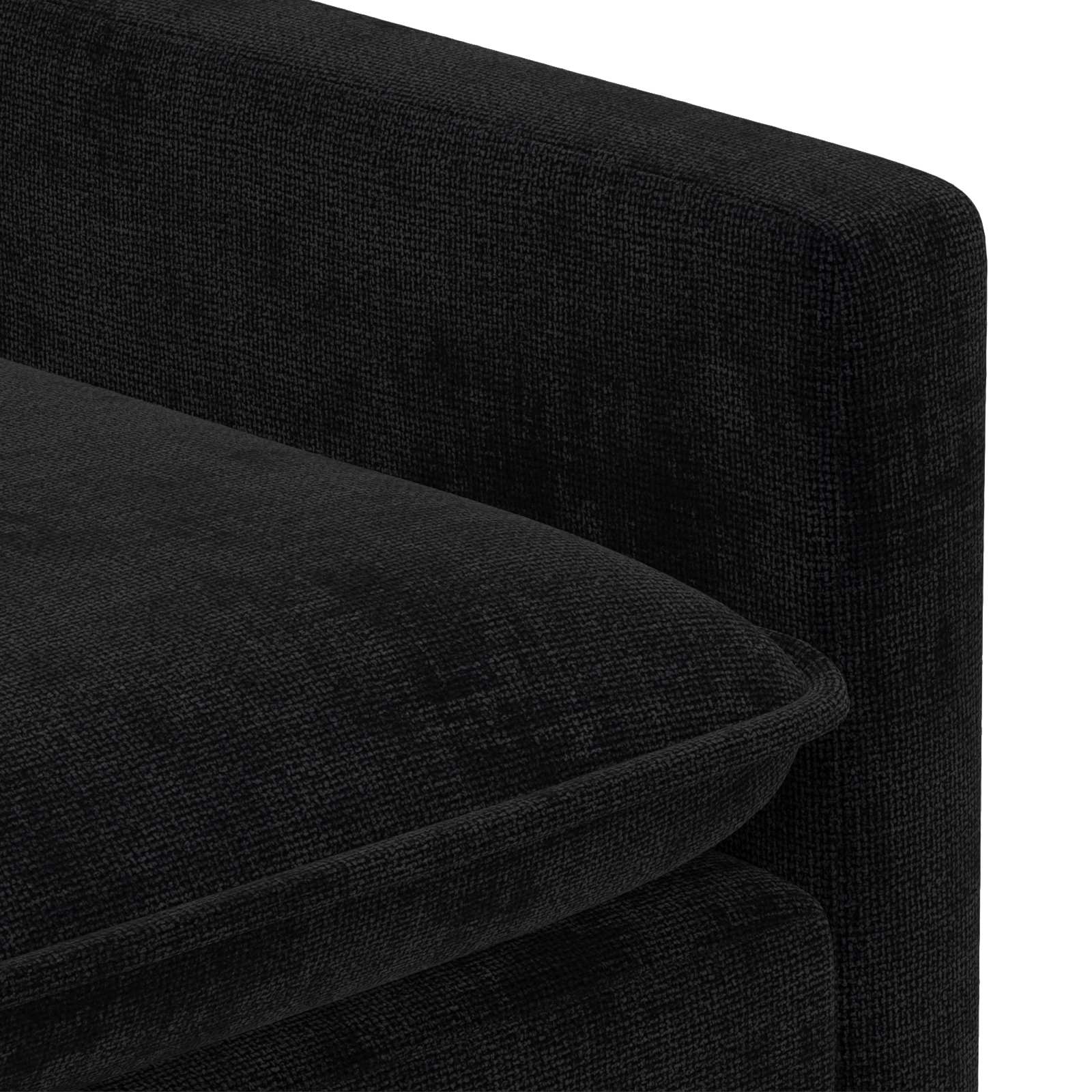 vidaXL Sofa Czarny 156 x 81 x 87,5 cm Poliester