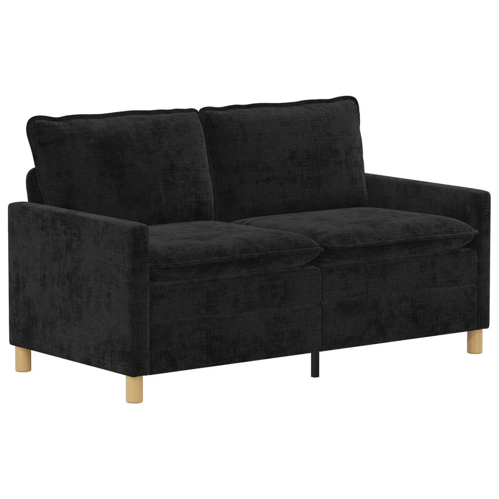 vidaXL Sofa Czarny 156 x 81 x 87,5 cm Poliester