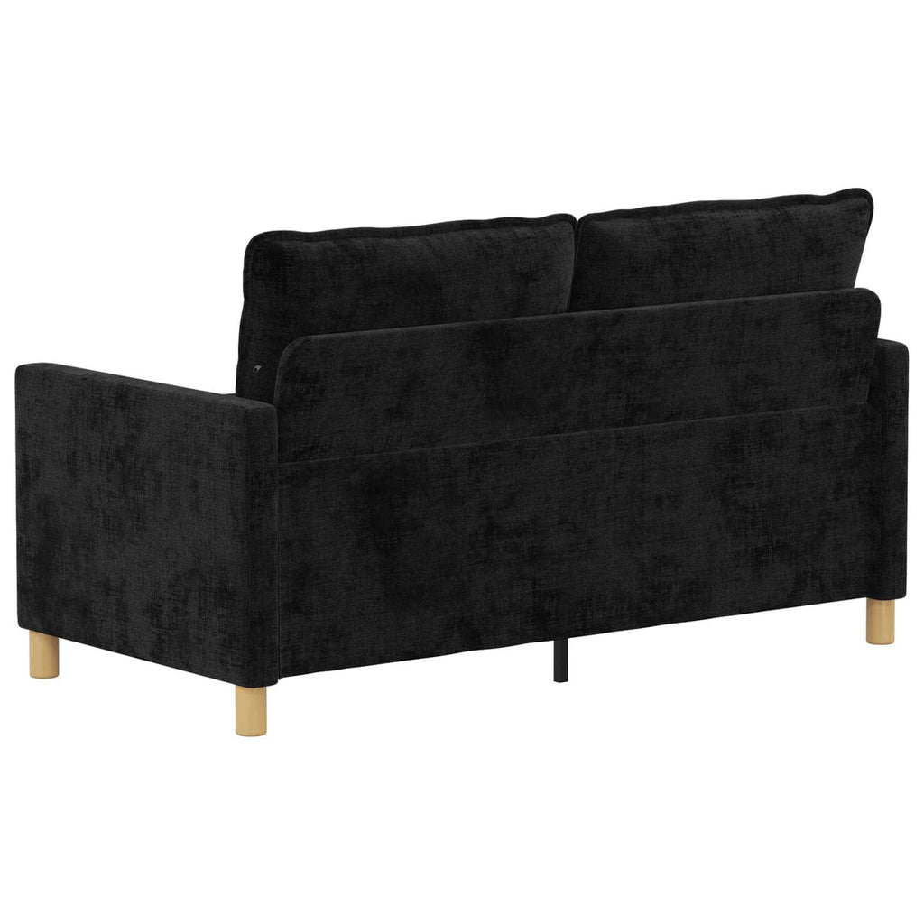vidaXL Sofa Czarny 156 x 81 x 87,5 cm Poliester