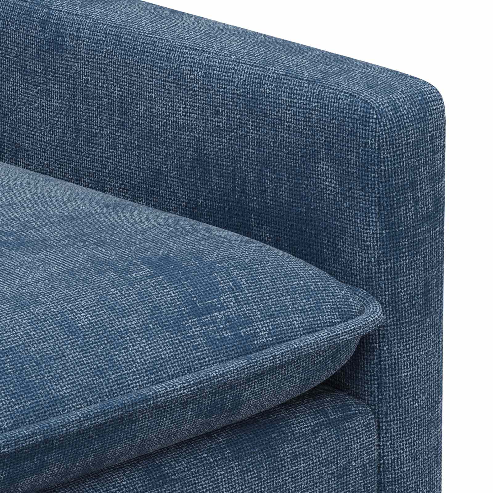 vidaXL Sofa niebieski 156 x 81 x 87,5 cm Poliester
