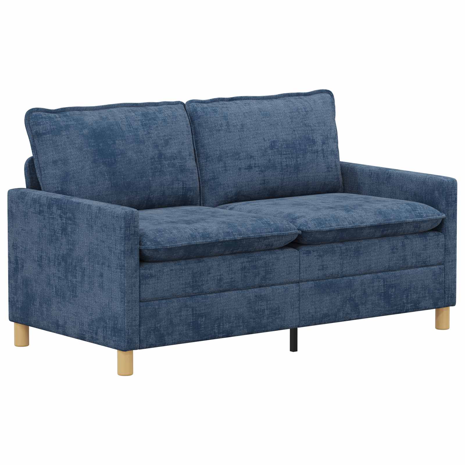 vidaXL Sofa niebieski 156 x 81 x 87,5 cm Poliester