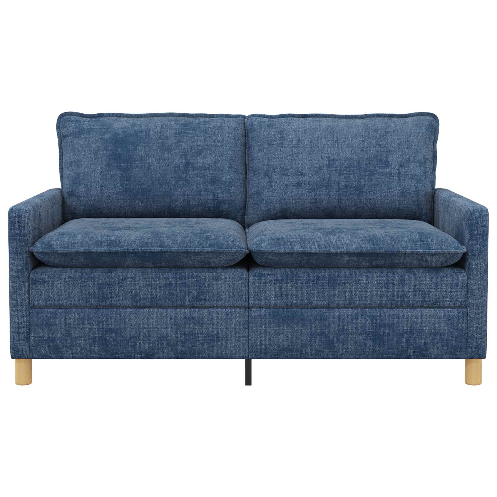 vidaXL Sofa niebieski 156 x 81 x 87,5 cm Poliester