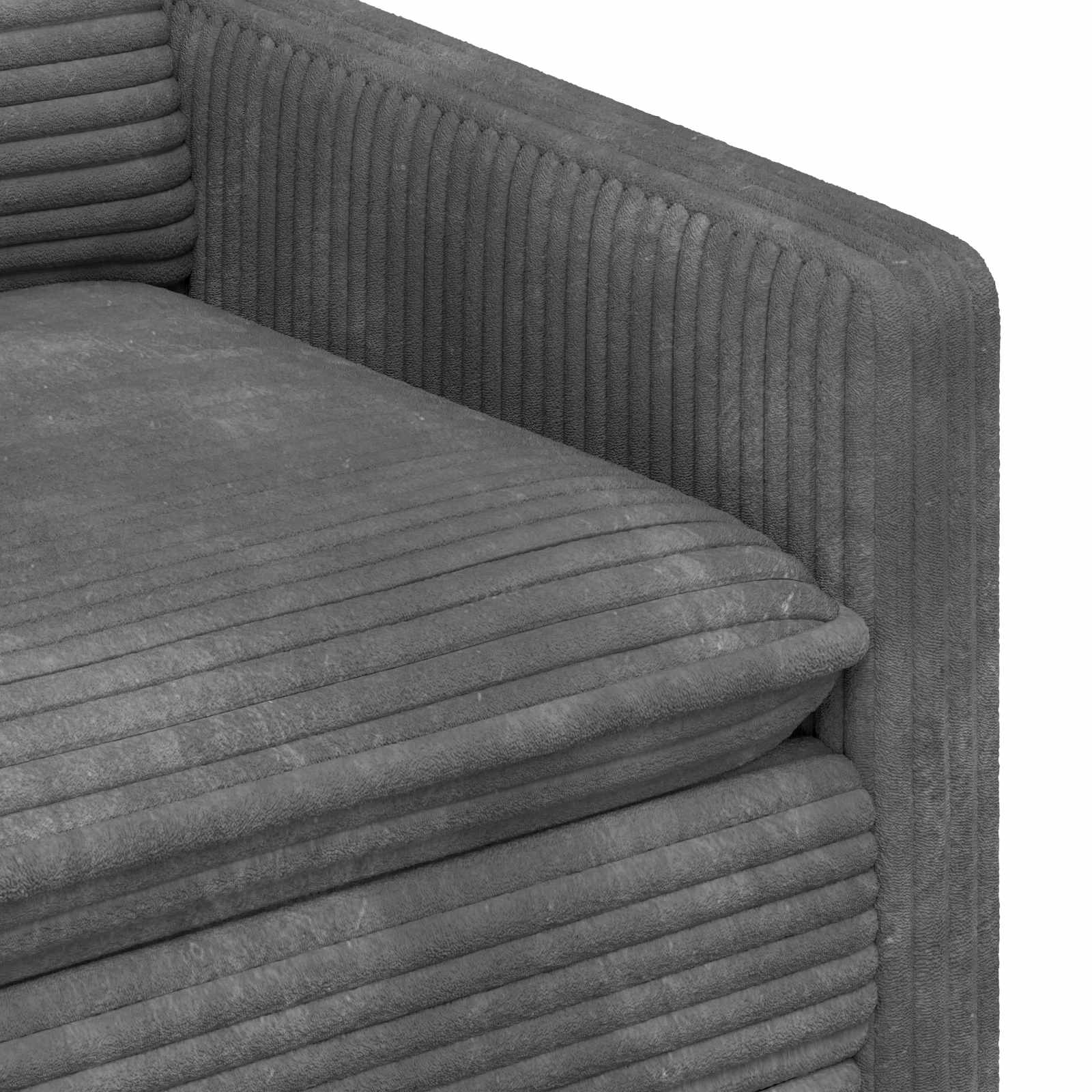 vidaXL Sofa jasnoszary 156 x 81 x 87,5 cm Poliester