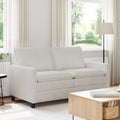 vidaXL Sofa kremowy 156 x 81 x 87,5 cm Poliester