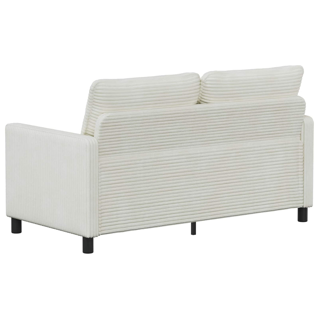 vidaXL Sofa kremowy 156 x 81 x 87,5 cm Poliester