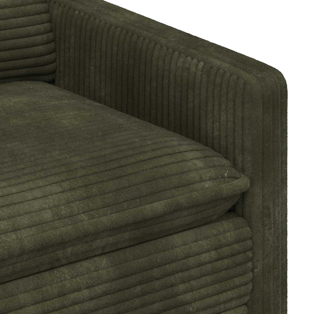 vidaXL Sofa zielony 156 x 81 x 87,5 cm Poliester