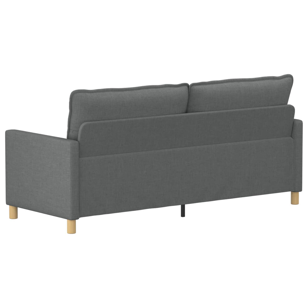 vidaXL Sofa ciemnoszary 196 x 81 x 87,5 cm tkanina
