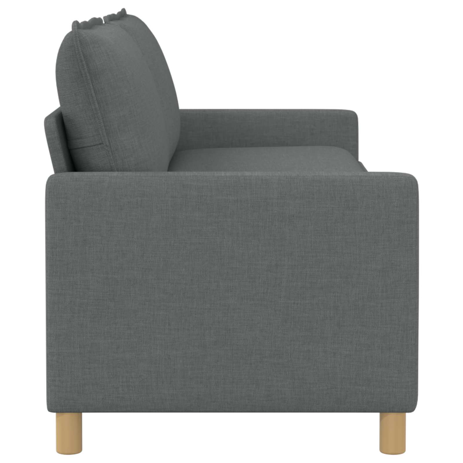 vidaXL Sofa ciemnoszary 196 x 81 x 87,5 cm tkanina