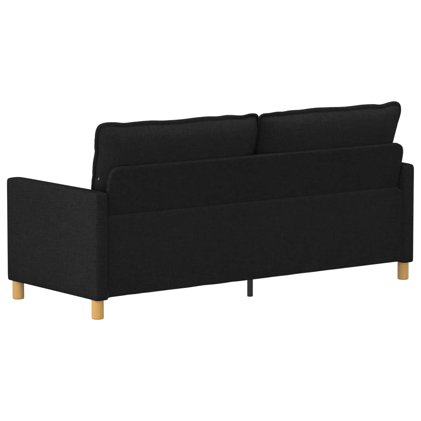 vidaXL Sofa Czarny 196 x 81 x 87,5 cm tkanina