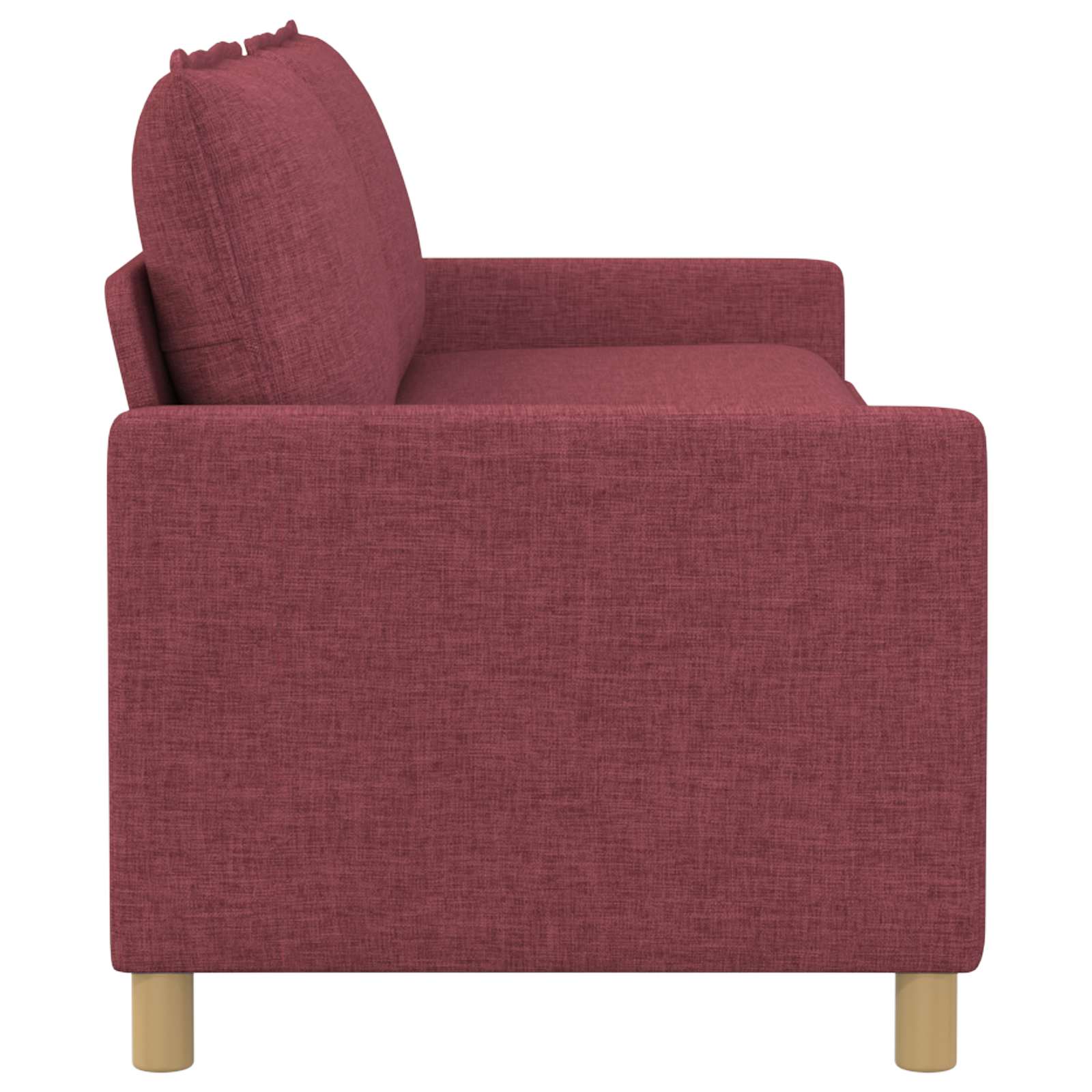 vidaXL Sofa Czerwone wino 196 x 81 x 87,5 cm tkanina