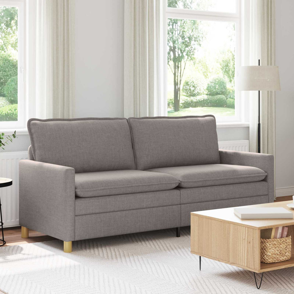 vidaXL Sofa Ciemnoszary 196 x 81 x 87,5 cm tkanina
