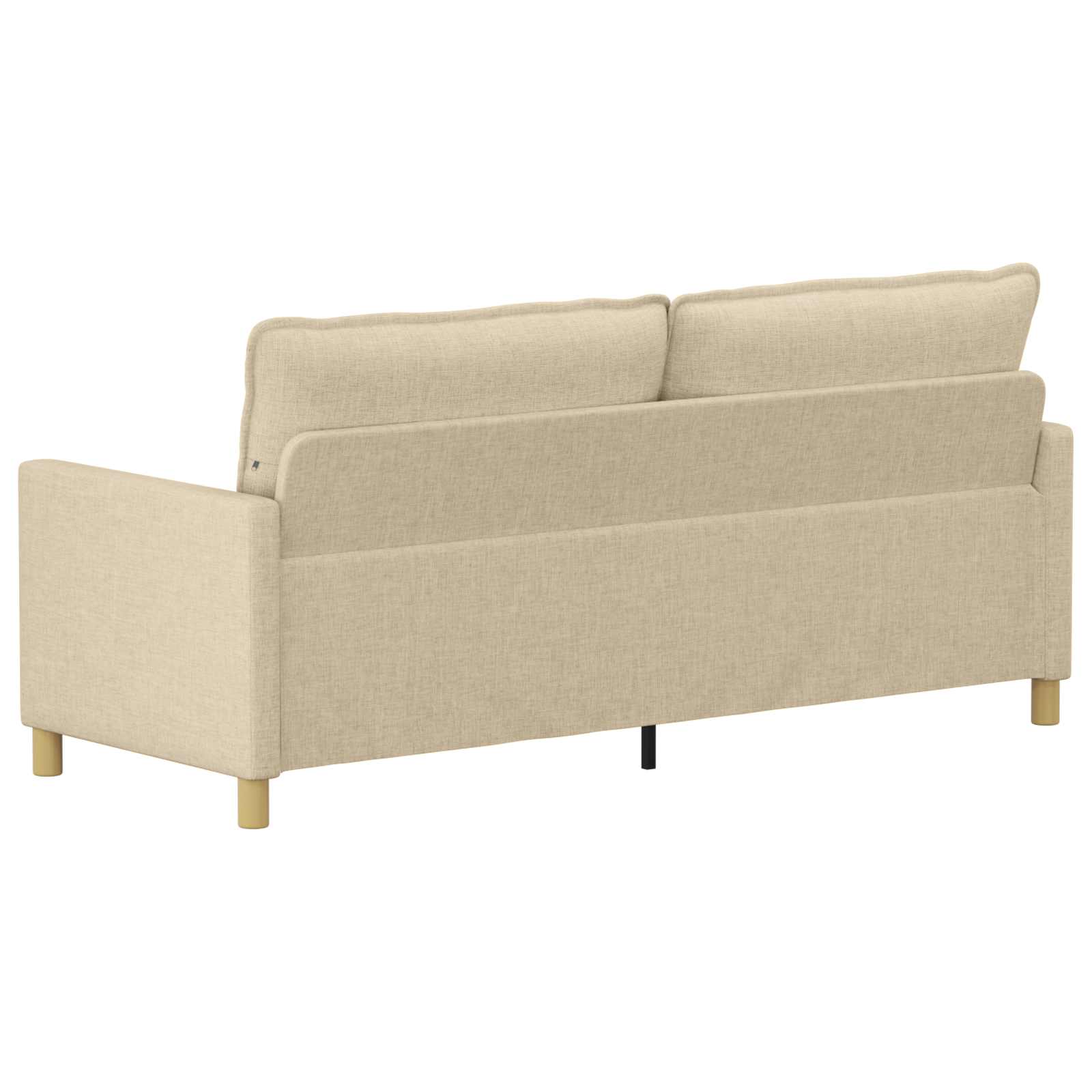 vidaXL Sofa kremowy 196 x 81 x 87,5 cm tkanina