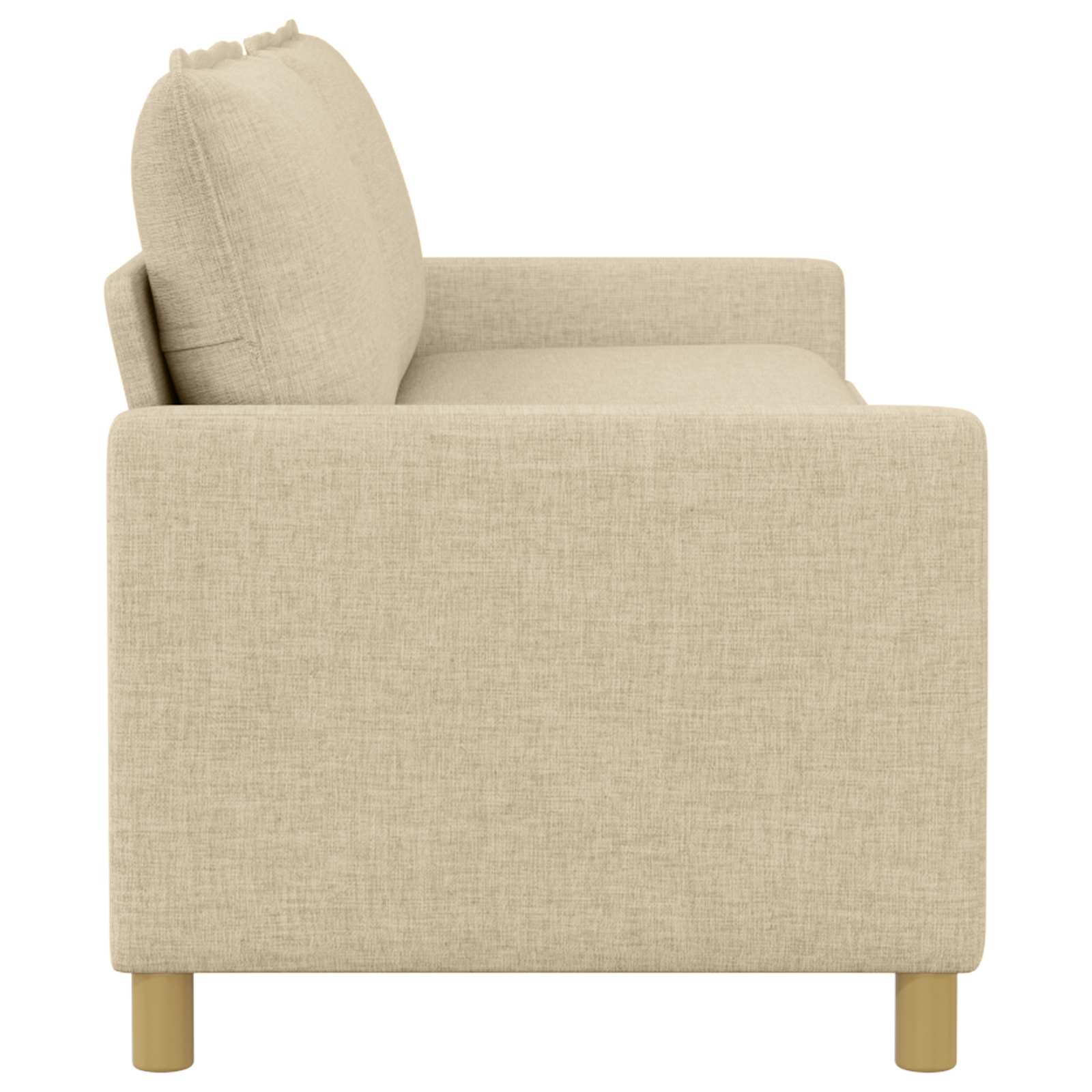 vidaXL Sofa kremowy 196 x 81 x 87,5 cm tkanina