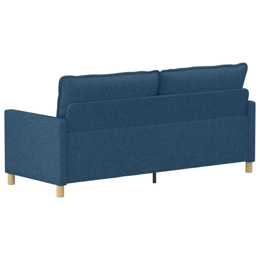 vidaXL Sofa niebieski 196 x 81 x 87,5 cm tkanina