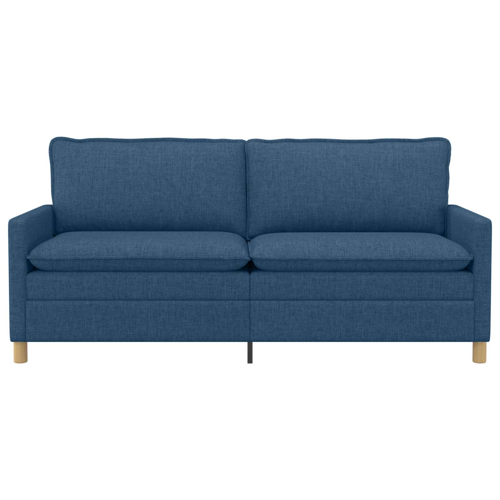 vidaXL Sofa niebieski 196 x 81 x 87,5 cm tkanina