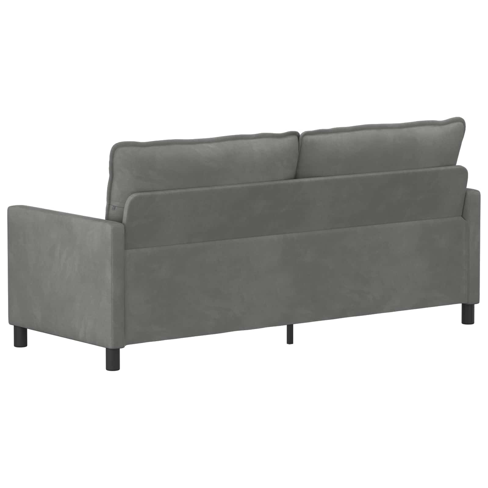 vidaXL Sofa ciemnoszary 196 x 81 x 87,5 cm Welur