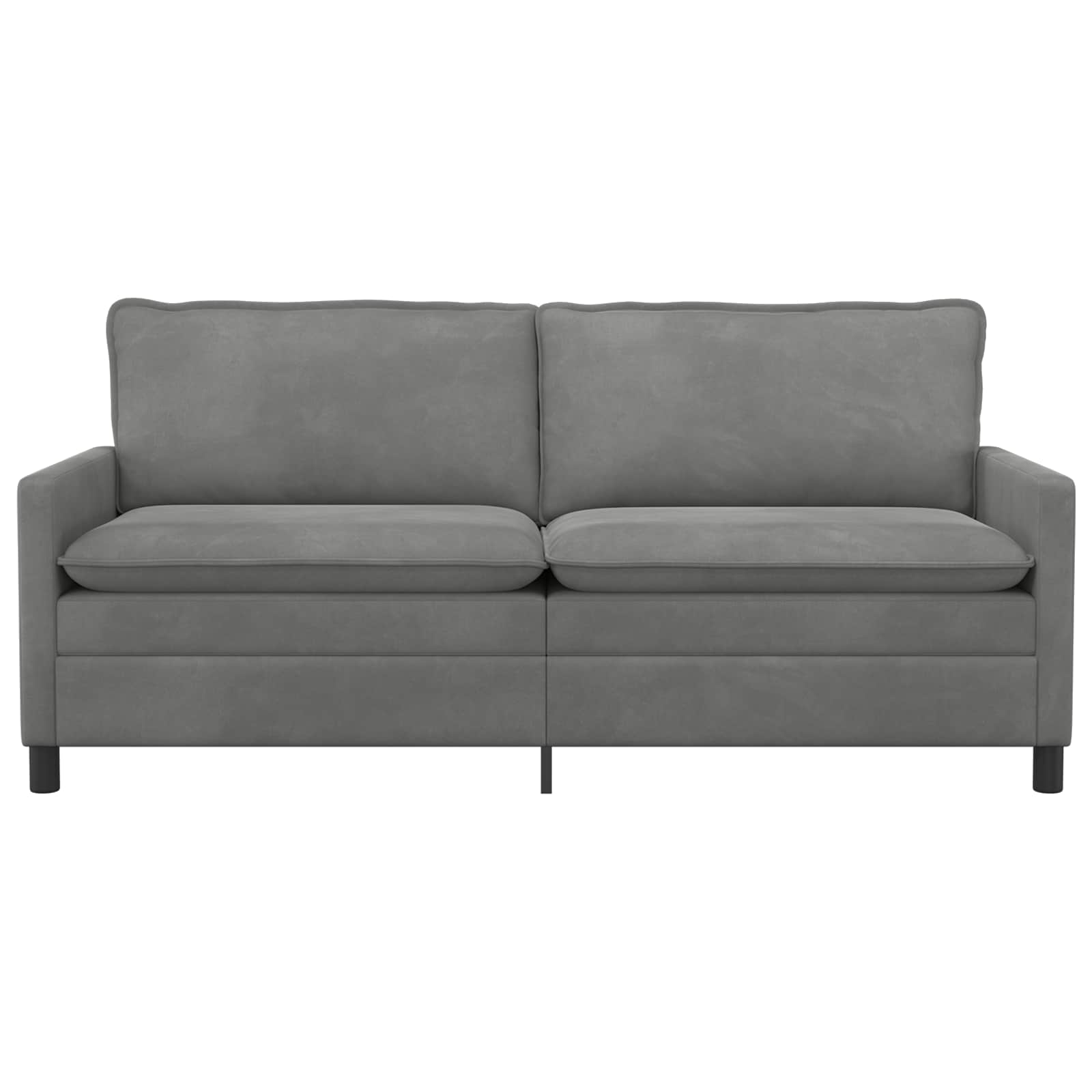 vidaXL Sofa ciemnoszary 196 x 81 x 87,5 cm Welur