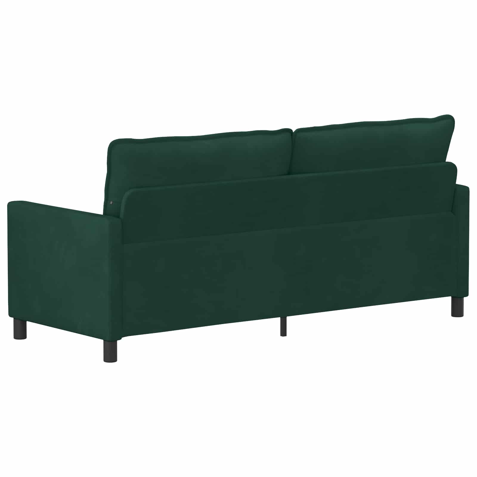 vidaXL Sofa Ciemnozielony 196 x 81 x 87,5 cm Welur