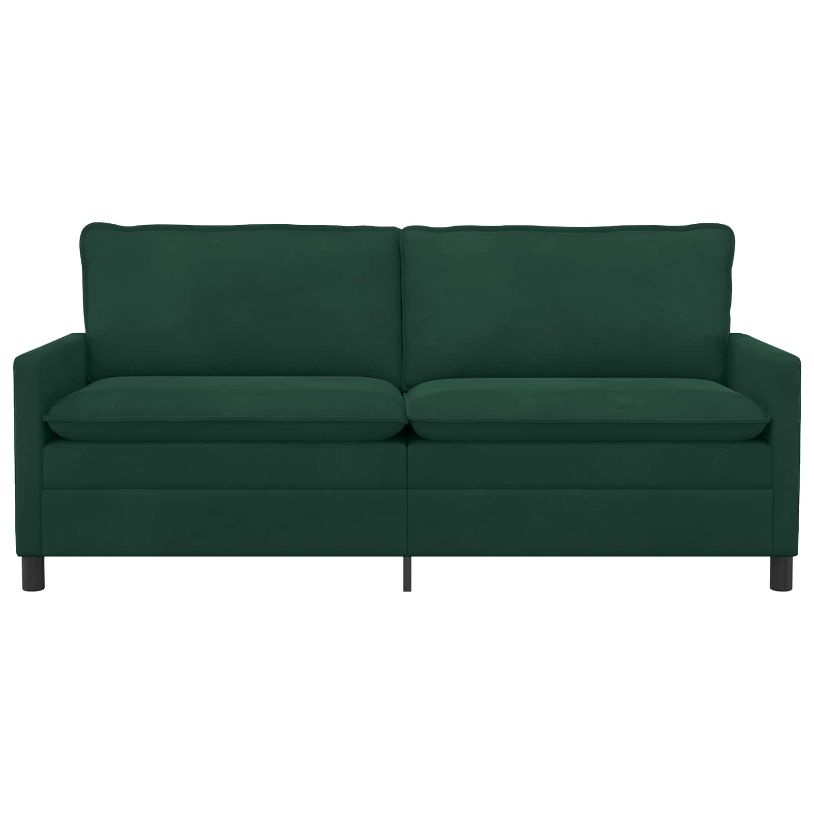 vidaXL Sofa Ciemnozielony 196 x 81 x 87,5 cm Welur