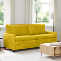 vidaXL Sofa żółty 196 x 81 x 87,5 cm Welur