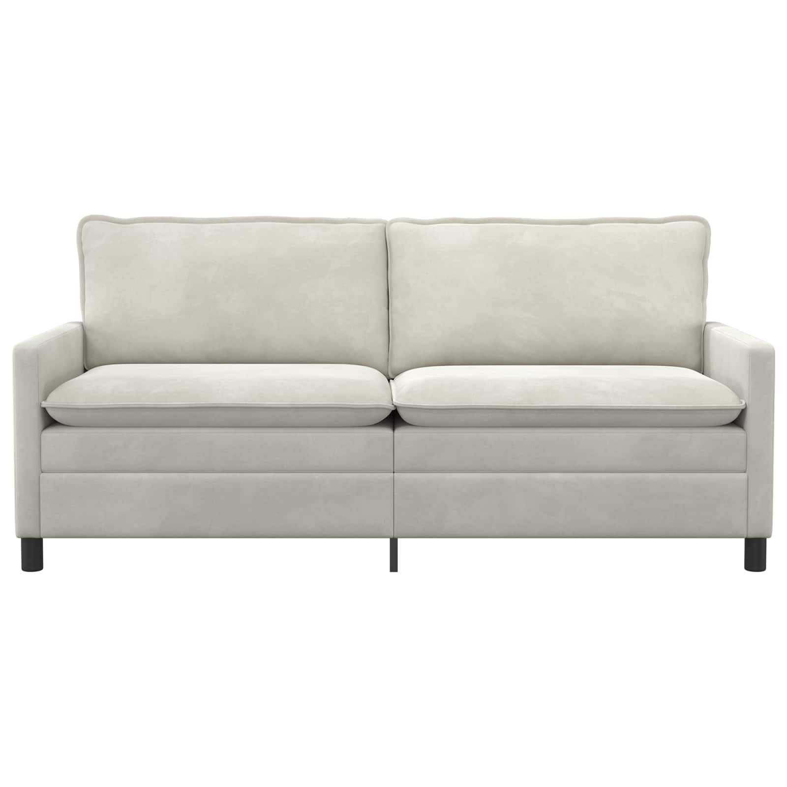vidaXL Sofa kremowy 196 x 81 x 87,5 cm Welur