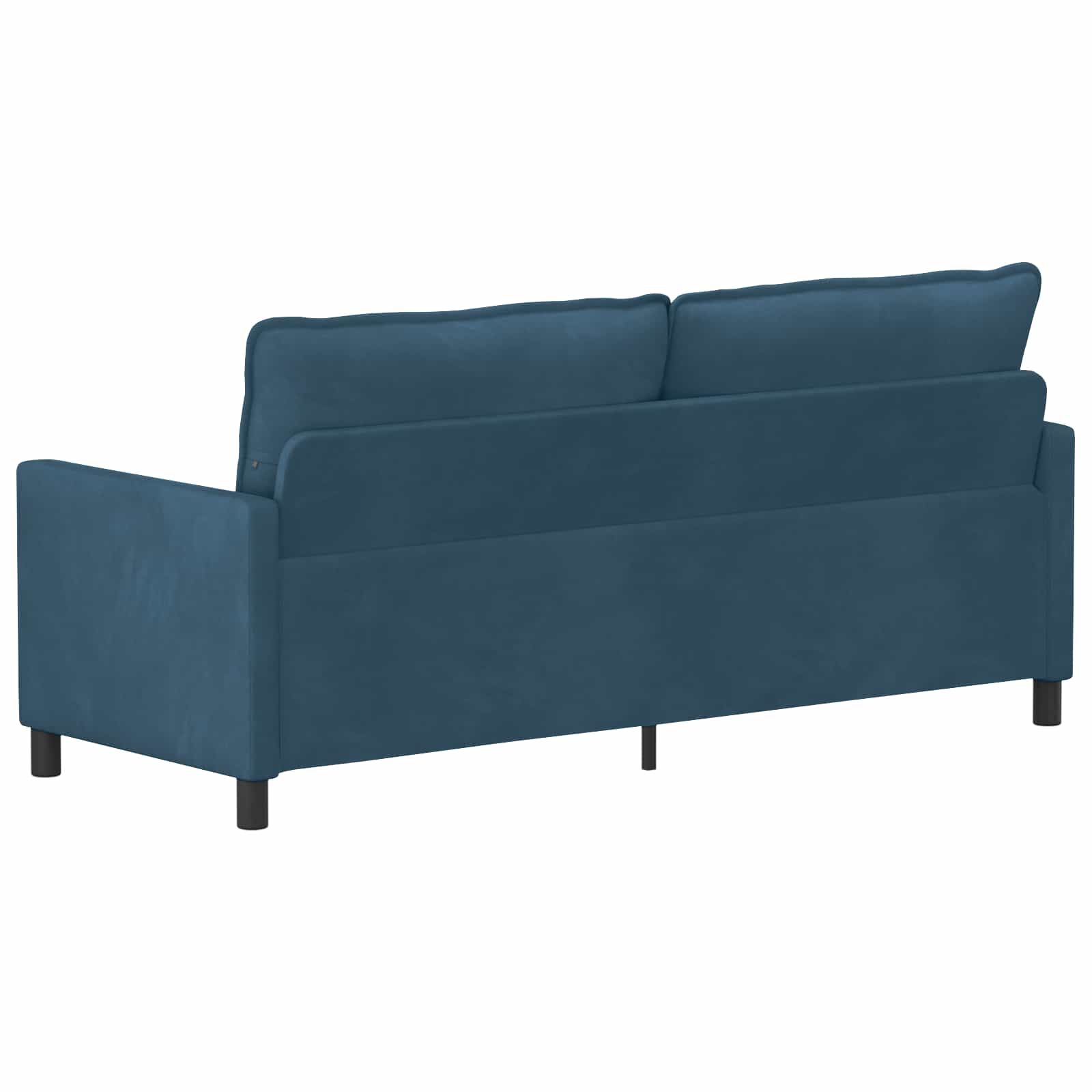 vidaXL Sofa niebieski 196 x 81 x 87,5 cm Welur