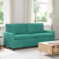 vidaXL Sofa Turkusowy 196 x 81 x 87,5 cm Welur