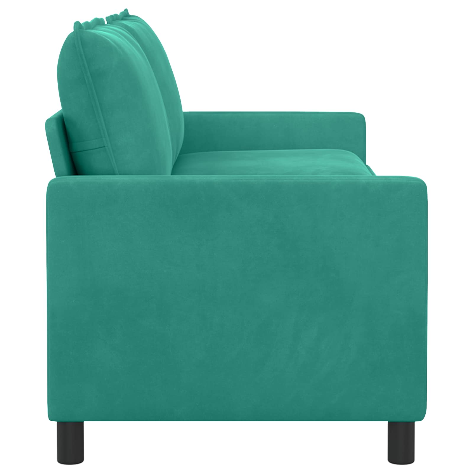 vidaXL Sofa Turkusowy 196 x 81 x 87,5 cm Welur