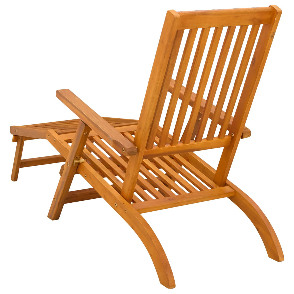 vidaXL Leżak z funkcją pochylania i składania 2 pcs 55 x 146 x 91 cm