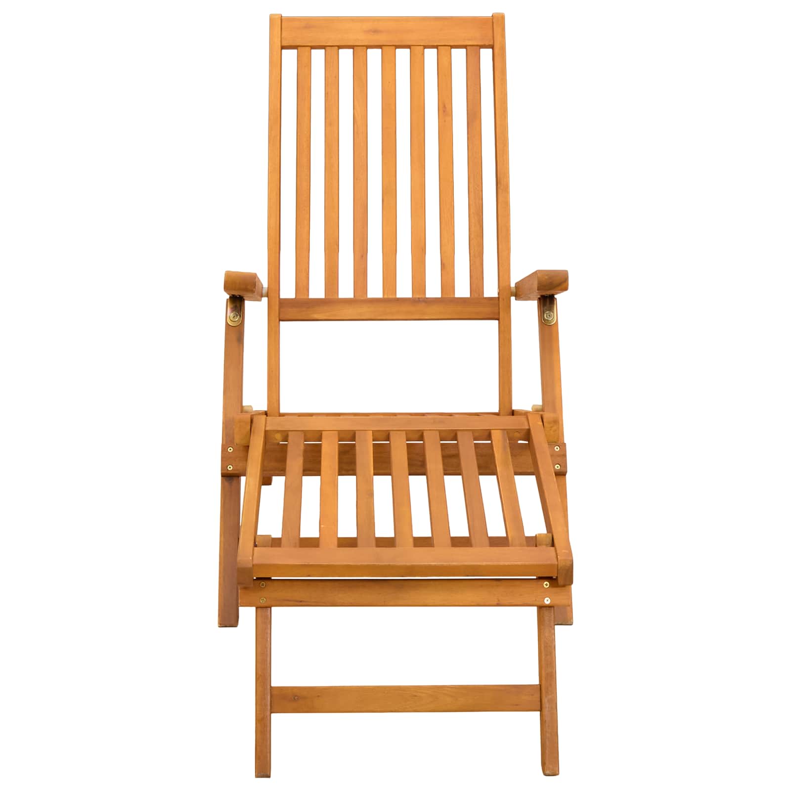 vidaXL Leżak z funkcją pochylania i składania 2 pcs 55 x 146 x 91 cm