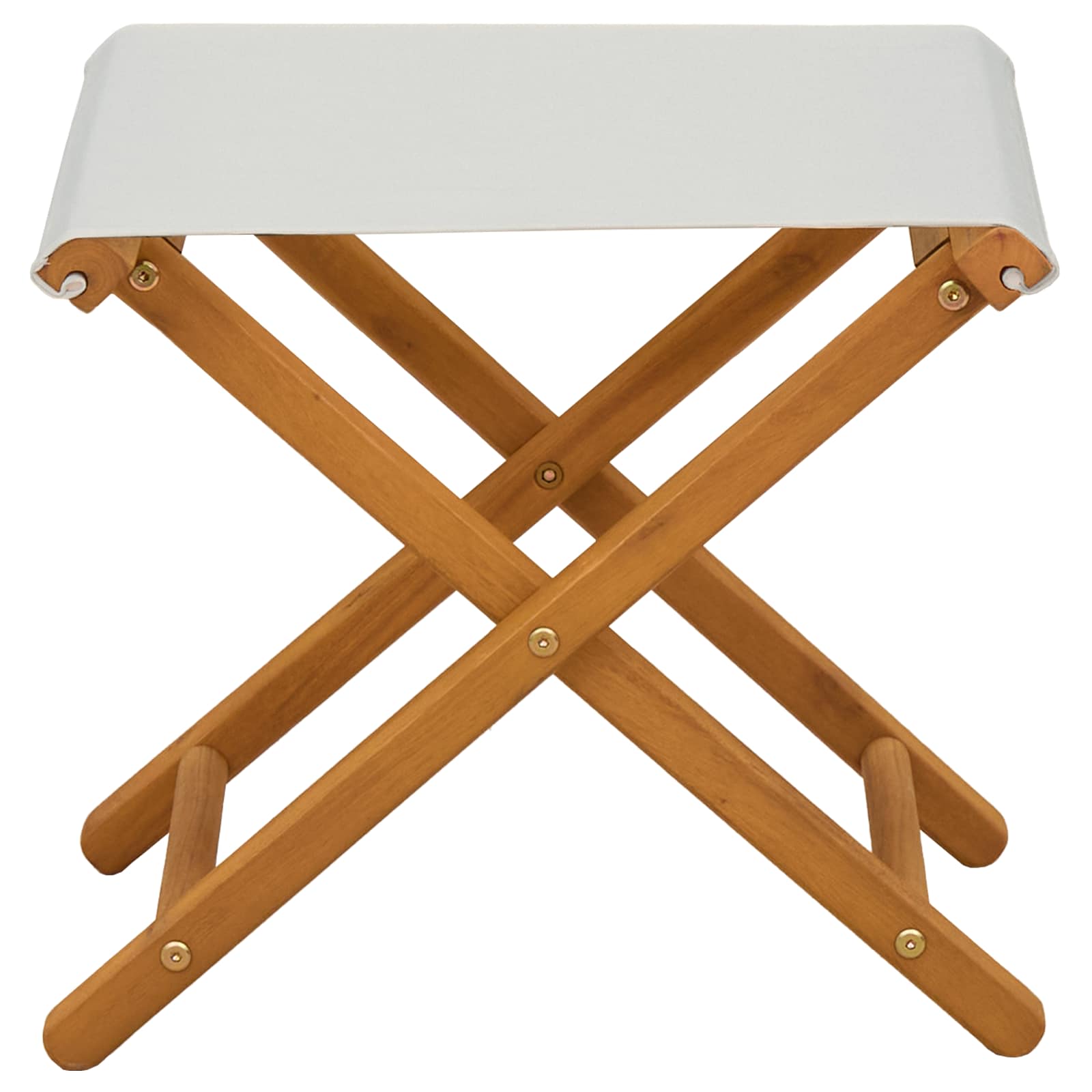 vidaXL Fotel ogrodowy 2 pcs Lite Drewno Eukaliptusowe kremowy