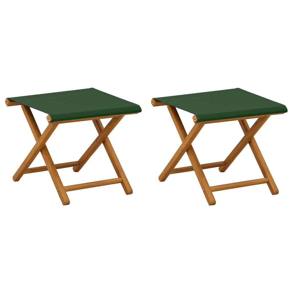 vidaXL Fotel ogrodowy 2 pcs Lite Drewno Eukaliptusowe zielony