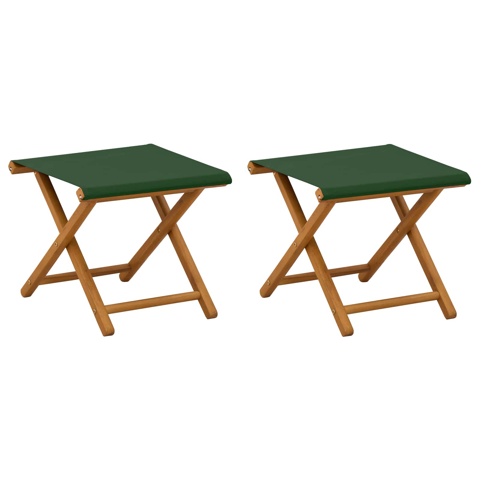 vidaXL Fotel ogrodowy 2 pcs Lite Drewno Eukaliptusowe zielony