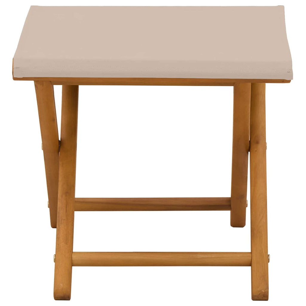 vidaXL Fotel ogrodowy 2 pcs Lite Drewno Eukaliptusowe Beżowy