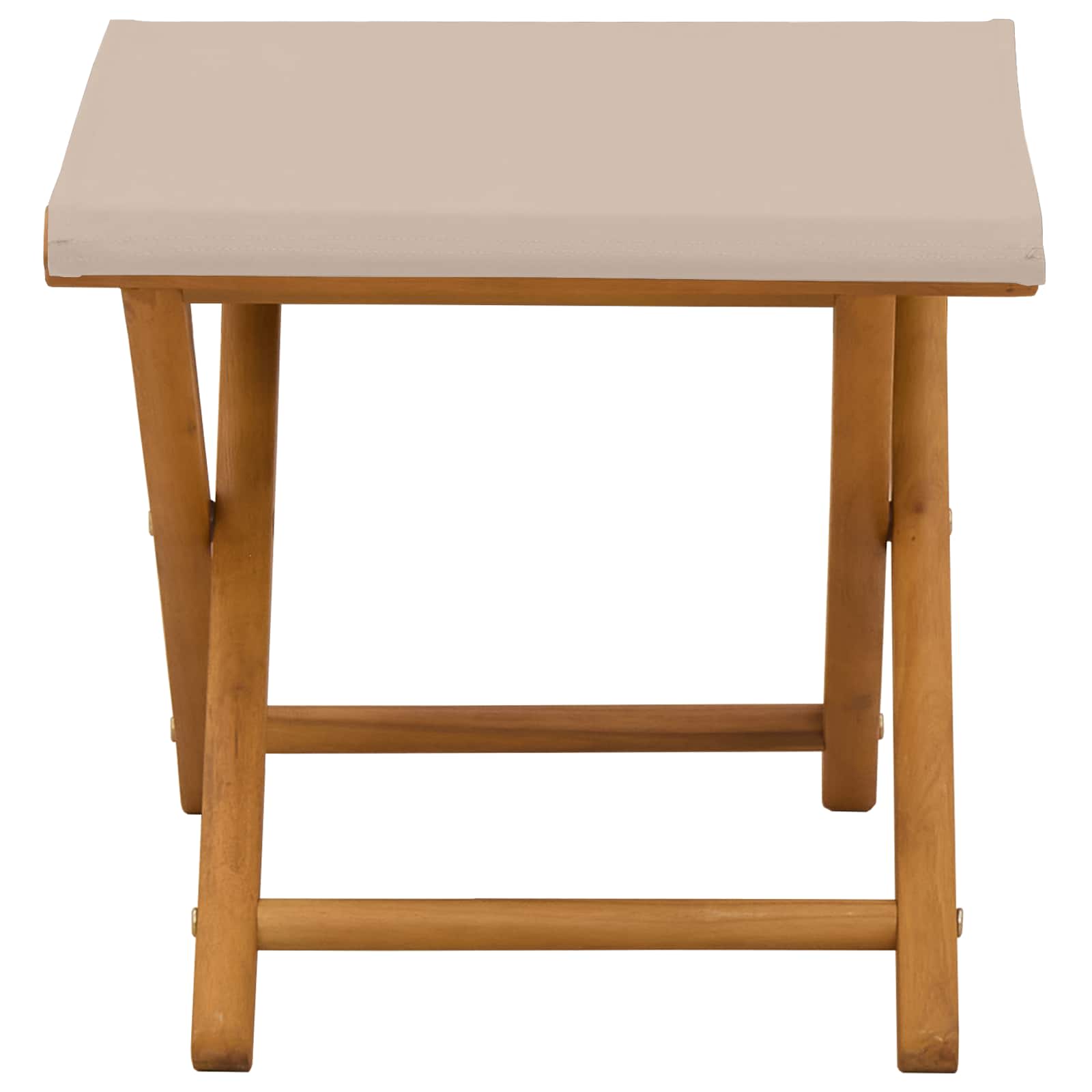vidaXL Fotel ogrodowy 2 pcs Lite Drewno Eukaliptusowe Beżowy